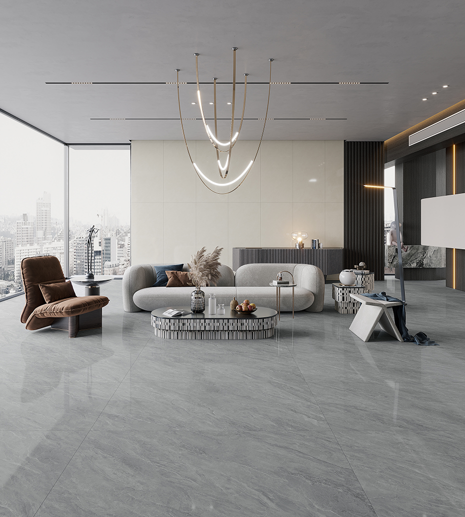 A75018-大平層客廳地面效果