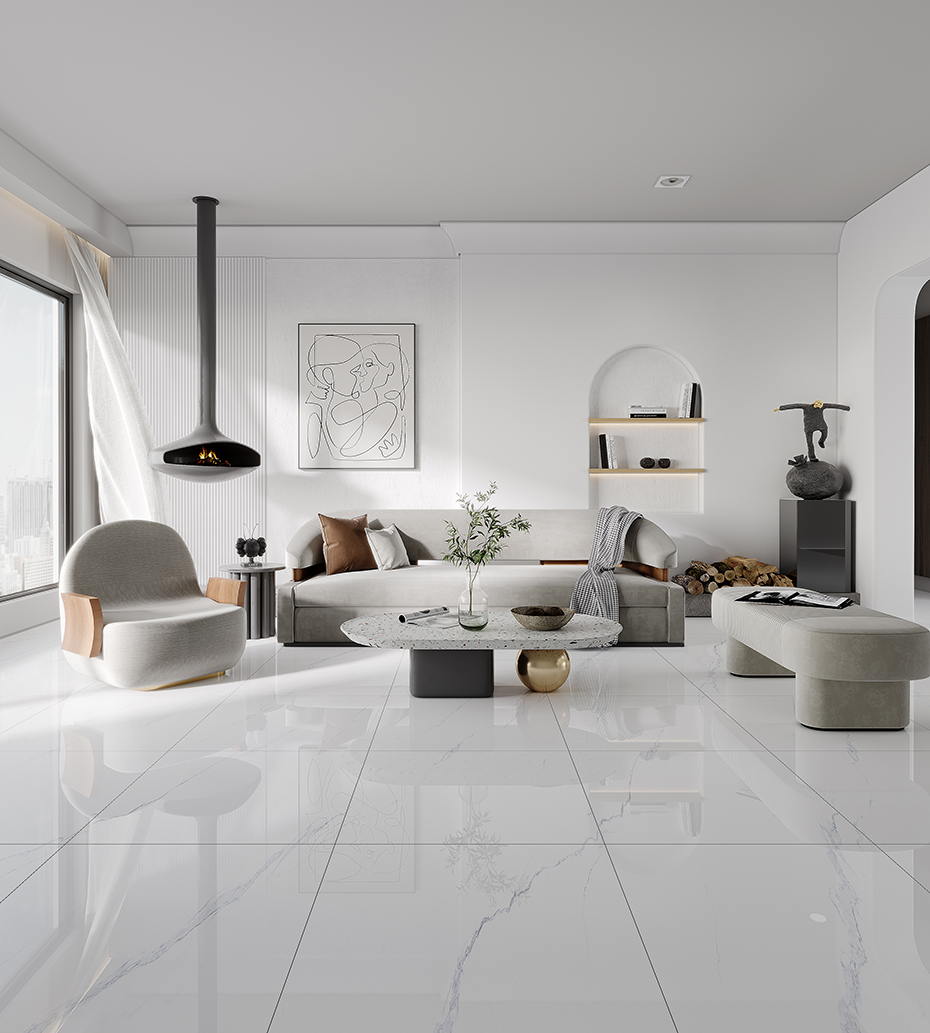 A88050-現代簡(jiǎn)約客廳地面效果